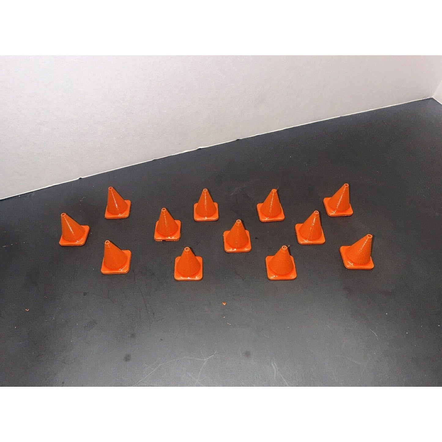 1 / 28 Scale Traffic Cone Mini Z RC Car Drift Cones (12-Pack) Orange 1:28 Models